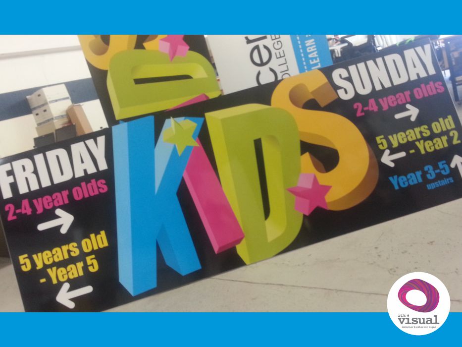 Kids Church Signage