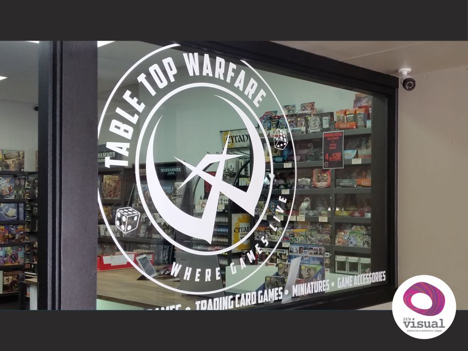 Games Shop Window Sticker