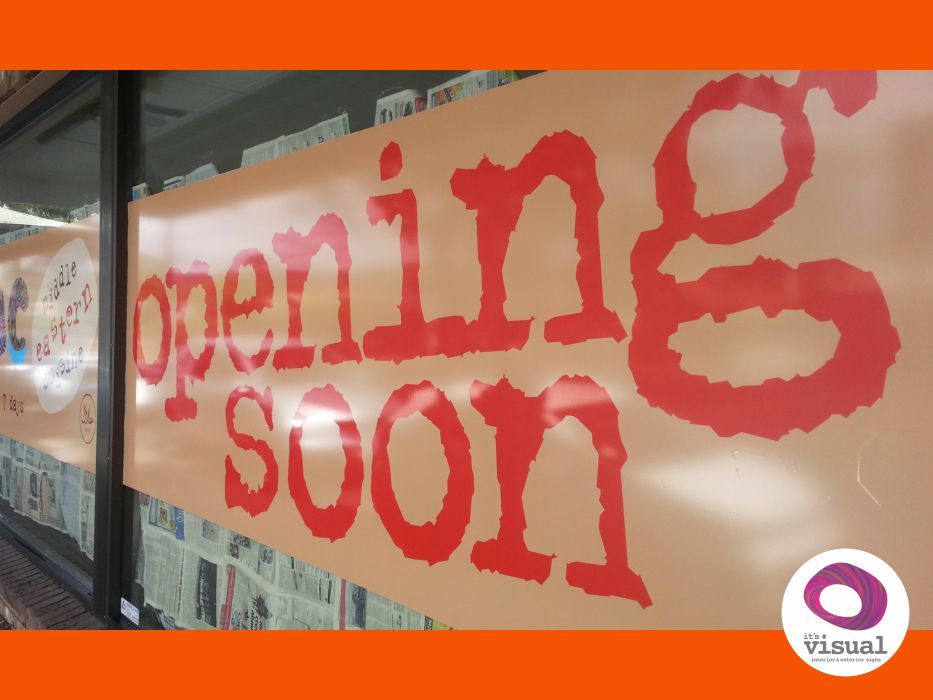 Opening Window Sticker